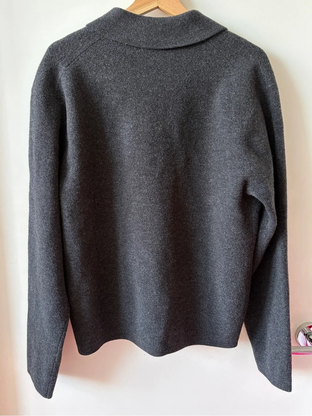 UNIQLO : C Knitted Full-Zip Jacket - 08 Dark Gray - Unisex S